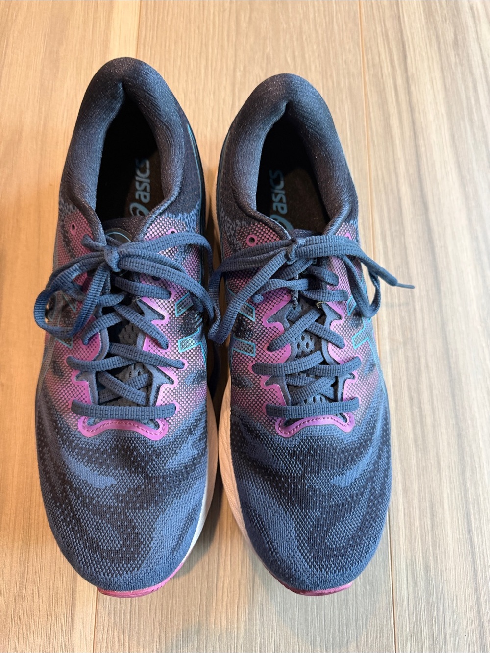 Asics Women's Gel Nimbus 23 Blue/Purple Running Sneakers Size 12